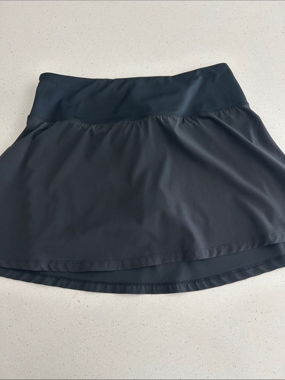 Marika Black Women's Athletic Skort with Inner Short